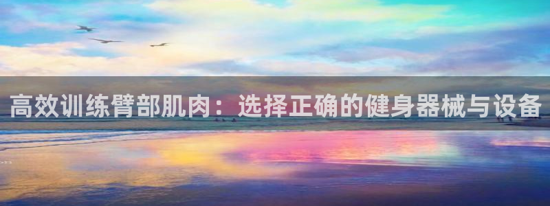 fb体育平台假的吗是真的吗：高效训练臂部肌肉：选择正确的健身